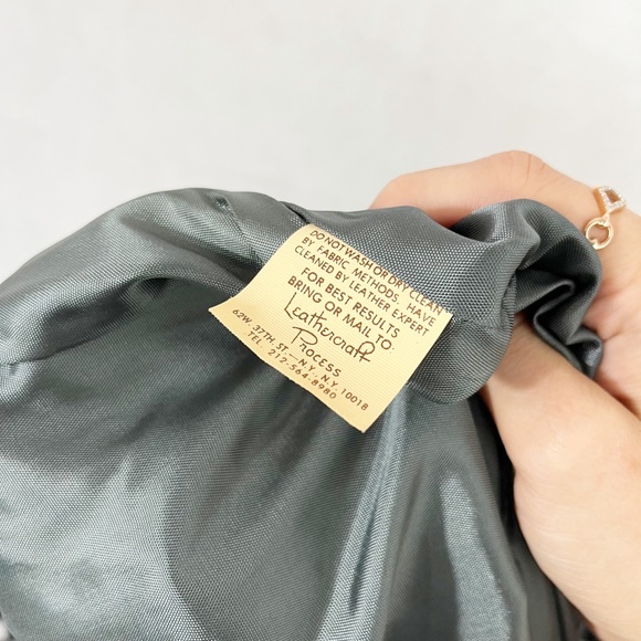 Vakko Leather Suede Pleat Front Pull On Pants Dark Academia Fall - Size Large - Picture 5 of 5